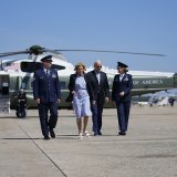 Joe Biden s'est rendu en Floride accompagné de son épouse Jill Biden.
